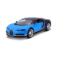 Maisto - Bugatti Chiron, modrá, assembly line, 1:24