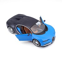 Maisto - Bugatti Chiron, modrá, assembly line, 1:24