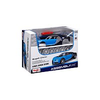 Maisto - Bugatti Chiron, modrá, assembly line, 1:24