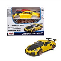 Maisto - Porsche 911 GT2 RS, žlutá, assembly line, 1:24