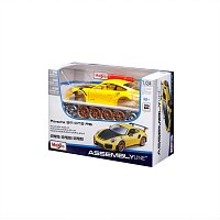 Maisto - Porsche 911 GT2 RS, žlutá, assembly line, 1:24