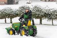 Přední sněhová radlice zelená