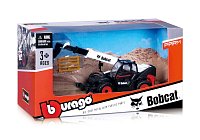 Bburago - Construction, Bobcat Teleskopický manipulátor s paletovými vidlami + paleta, 1:50