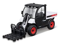 Bburago - FARMLAND, Bobcat Toolcat s paletovou vidlicí + paleta, 10 cm