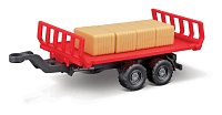 Bburago - FARMLAND, Set Valtra N174 se třemi přívěsy, 10 cm