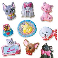 Odlévání a malování - kočky a psi