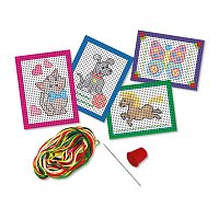 Vyšívací souprava s barevnými předlohami