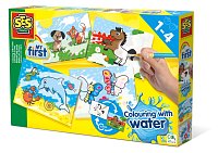 Moje první malování štětcem a vodou