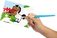 Moje první malování štětcem a vodou