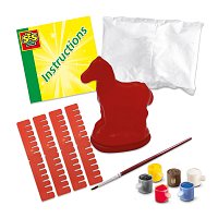 Sádrový komplet - kůň