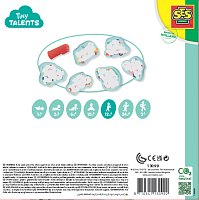 Vodolepky mytí autíček, 6 ks