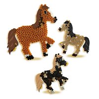 Zažehlovací korálky - koně, 1200 ks