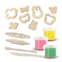 ECO modelína s dřevěným příslušenstvím