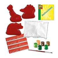 Sádrový trojkomplet - dinosauři