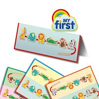 Moje první navlékání dřevěných korálků zvířátek