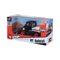 Bburago - FARMLAND, Bobcat Toolcat s paletovou vidlicí + paleta, 10 cm