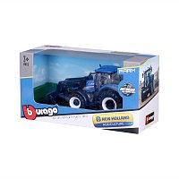 Bburago - FARMLAND, New Holland T7.315 HD s předním nakladačem, 10 cm