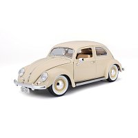 Bburago - Auta HOBBY- Volkswagen Käfer Beetle 1955, béžová, 1:18
