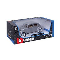 Bburago - Auta HOBBY- Volkswagen Käfer Beetle 1955, šedá, 1:18