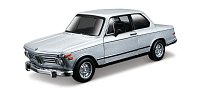 Bburago - Auta HOBBY, BMW 2002tii (1972), stříbrná, 1:32
