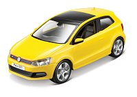Bburago - Auta HOBBY, Volkswagen Polo GTI Mark 5, žlutá 1:32