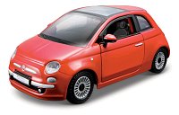Bburago - Auta HOBBY, Fiat 500 (2007), bronz metalíza, 1:32