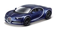 Bburago - Auta HOBBY, Bugatti Chiron, tmavě modrá metalíza, 1:32