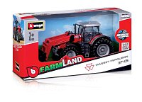Bburago - FarmLand, Traktor Massey Ferguson 8740S s predným nakladačom, 10cm