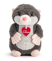 Krtek Pecin, šedý, 25cm