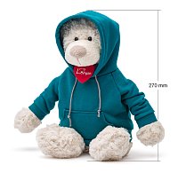 Medvěd Spencer v modré mikině, 36cm
