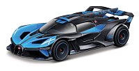 Bburago – RACE, Bugatti Bolide v dekoratívnej krabičke, čierna metalíza–modrá, 1:43
