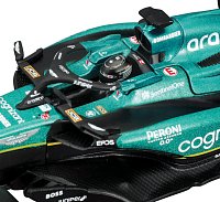 Bburago - RACE Formule F1 v dekorativním boxu, Aston Martin AMR23 (2023), #18 Lance Stroll, 1:43