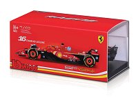 Bburago - RACE Formule F1 v dekorativním boxu, Ferrari SF-24 (2024), #16 Charles Leclerc, 1:43