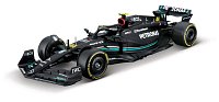 Bburago - RACE Formule F1 s figurkou jezdce, Mercedes-AMG W14 E Performance (2023) #44 Hamilton,1:24