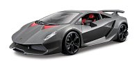 Bburago - Autá HOBBY, Plus, Lamborghini Sesto Elemento, metalic šedá, 1:24
