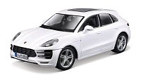 Bburago - Autá HOBBY, Porsche Macan, biela, 1:24