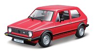 Bburago - Auta HOBBY, Volkswagen Golf Mk1 GTI (1979), červená, 1:24