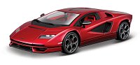 Bburago - Auta HOBBY, Lamborghini Countach LPI 800-4, červená metalíza, 1:24