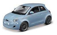 Bburago - Autá HOBBY, Plus, Fiat 500e (2023), modrá, 1:24