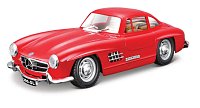 Bburago - Autá HOBBY, Mercedes-Benz 300 SL (1954), červená, 1:24