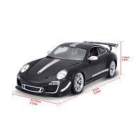 Bburago - Auta HOBBY, Porsche 911 GT3 RS 4.0, černá, 1:18
