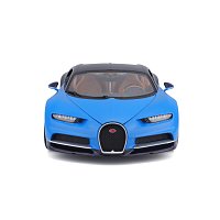 Bburago - Auta HOBBY, Bugatti Chiron, modrá, 1:18