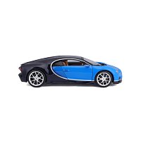 Bburago - Auta HOBBY, Bugatti Chiron, modrá, 1:18
