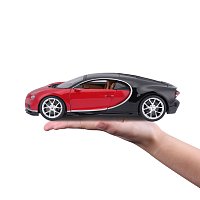 Bburago - Auta HOBBY, Bugatti Chiron, červeno-černá, 1:18