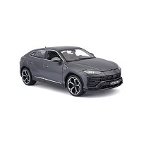 Bburago - Auta HOBBY, Lamborghini Urus, šedá metalíza, 1:18