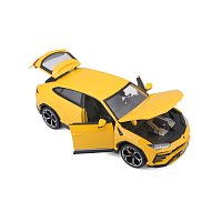 Bburago - Auta HOBBY, Lamborghini Urus, žlutá, 1:18