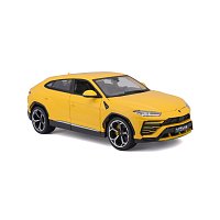 Bburago - Auta HOBBY, Lamborghini Urus, žlutá, 1:18