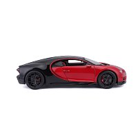 Bburago - Auta HOBBY, Bugatti Chiron Sport, červeno-černá, 1:18