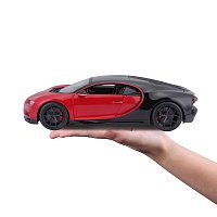 Bburago - Auta HOBBY, Bugatti Chiron Sport, červeno-černá, 1:18