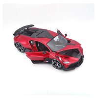 Bburago - Auta HOBBY, Bugatti Divo, červená metalíza, 1:18